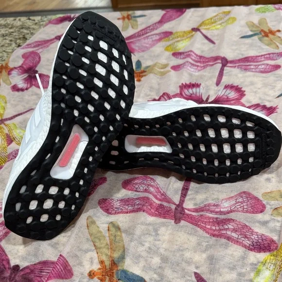 adidas Women's White Athletic Running Shoes - Picture 5 of 5